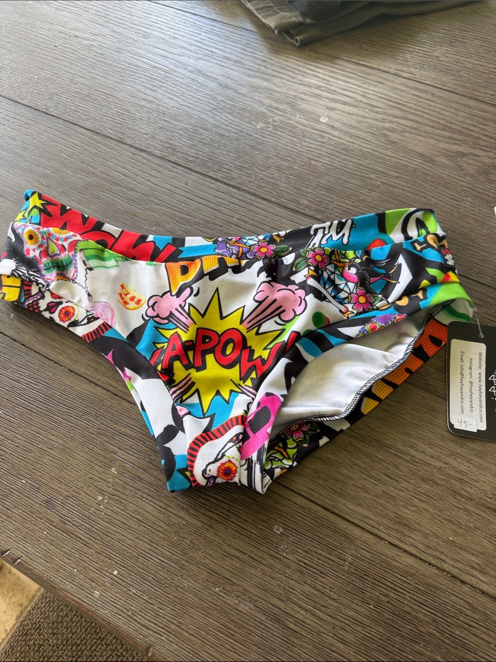 Comic Booty Shorts Pole Fitness